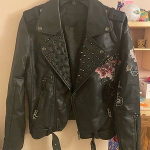 BlankNYC Faux Leather Moto Jacket